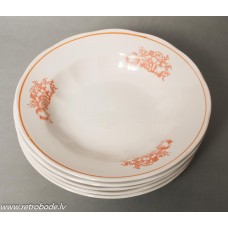 Porcelāna zupas šķīvis, RPR Rīgas porcelāns